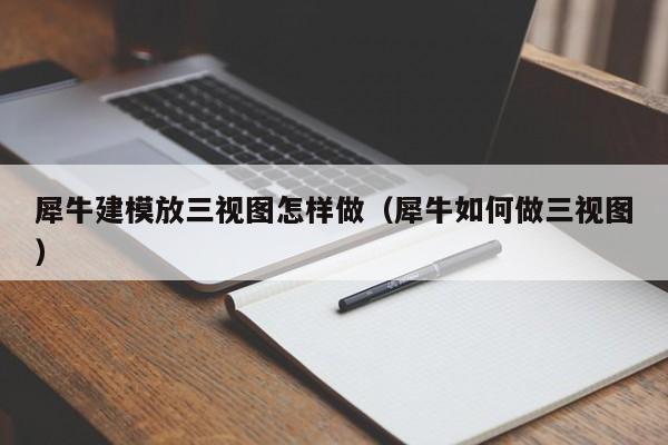 犀牛建模放三视图怎样做（犀牛如何做三视图）