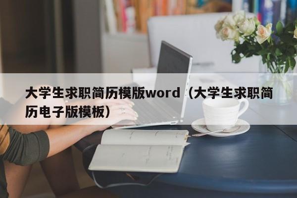 大学生求职简历模版word（大学生求职简历电子版模板）